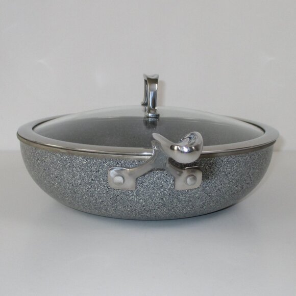 HENCKELS CAPRI GRANTIUM 11" ALUMINUM NONSTICK  SAUTÉ W/LID - Picture 5 of 16